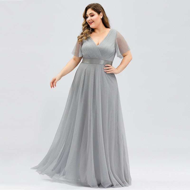 Chiffon evening dress