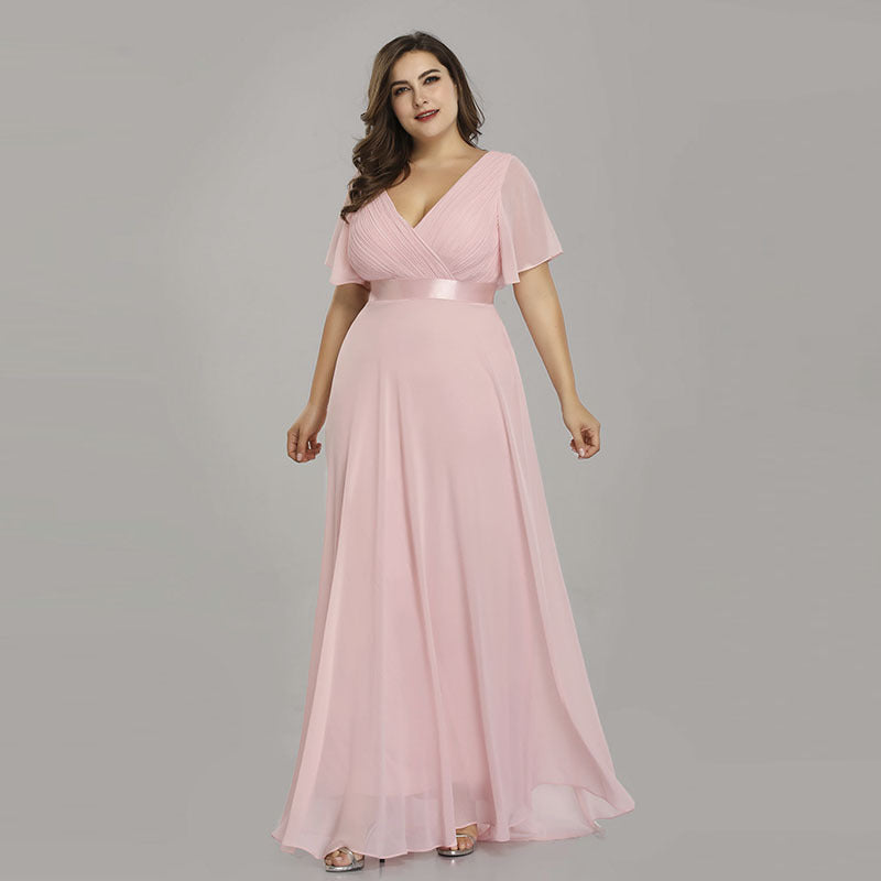 Chiffon evening dress