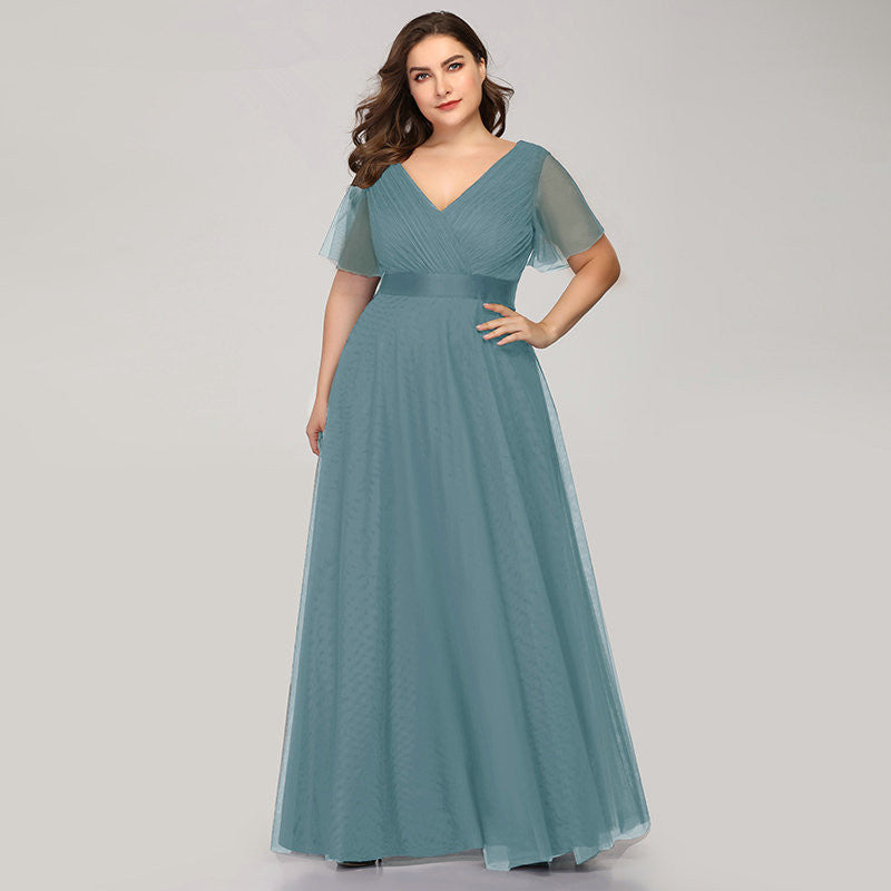 Chiffon evening dress
